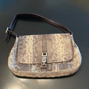 Genuine snakeskin Gucci handbag